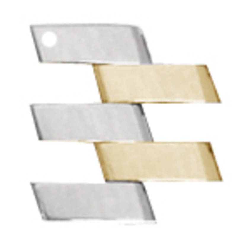 361D | Breitling Gold and Steel Single Link