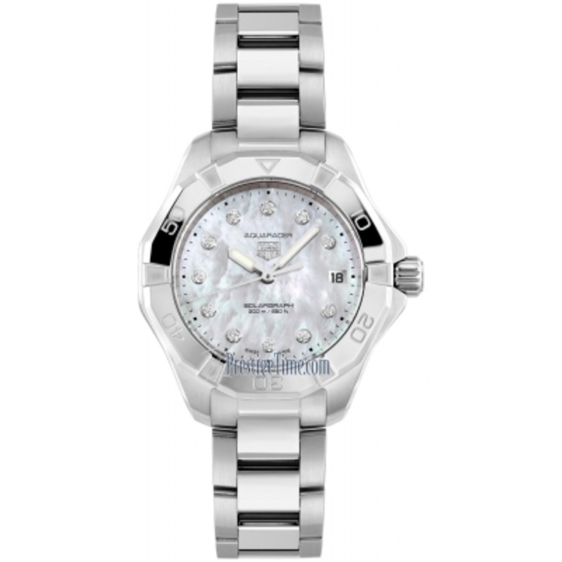 wbp1313.ba0005 Tag Heuer Aquaracer Solargraph 34mm Ladies Watch