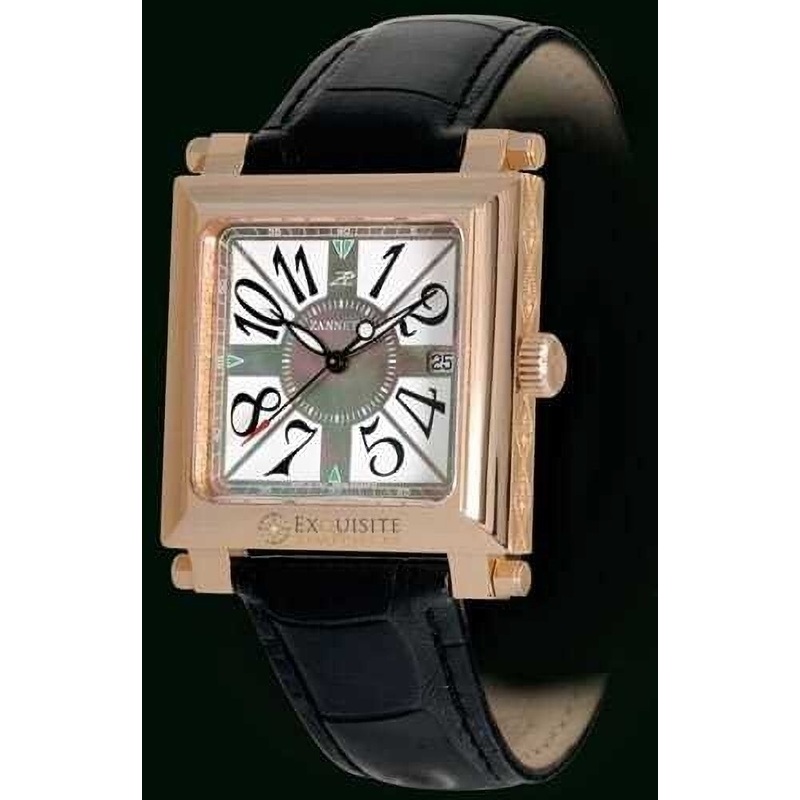 Zannetti Palatino Elegance Black Engraved platino-black