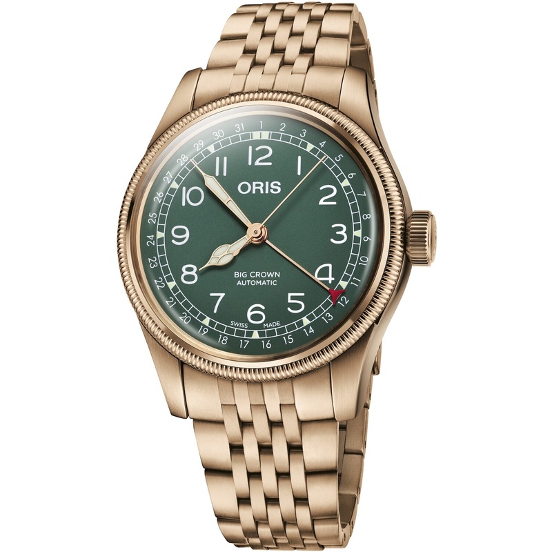 Oris Big Crown Bronze Pointer Date Green Dial
