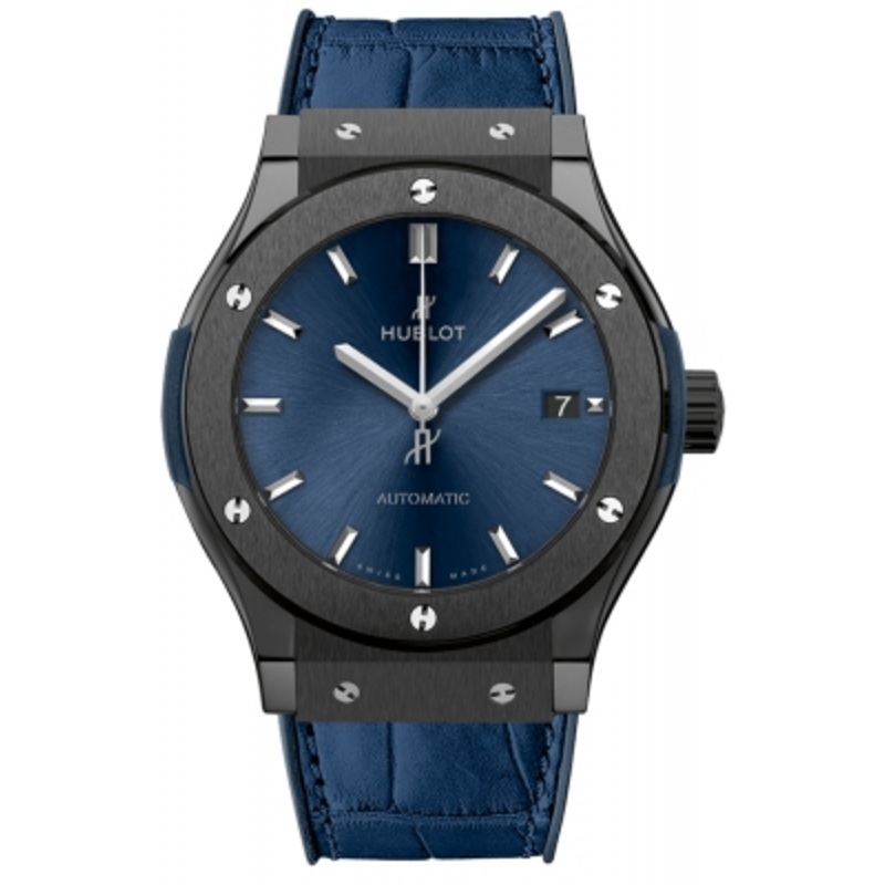 511.cm.7170.lr Ceramic Blue Hublot Classic Fusion Automatic 45mm Mens Watch