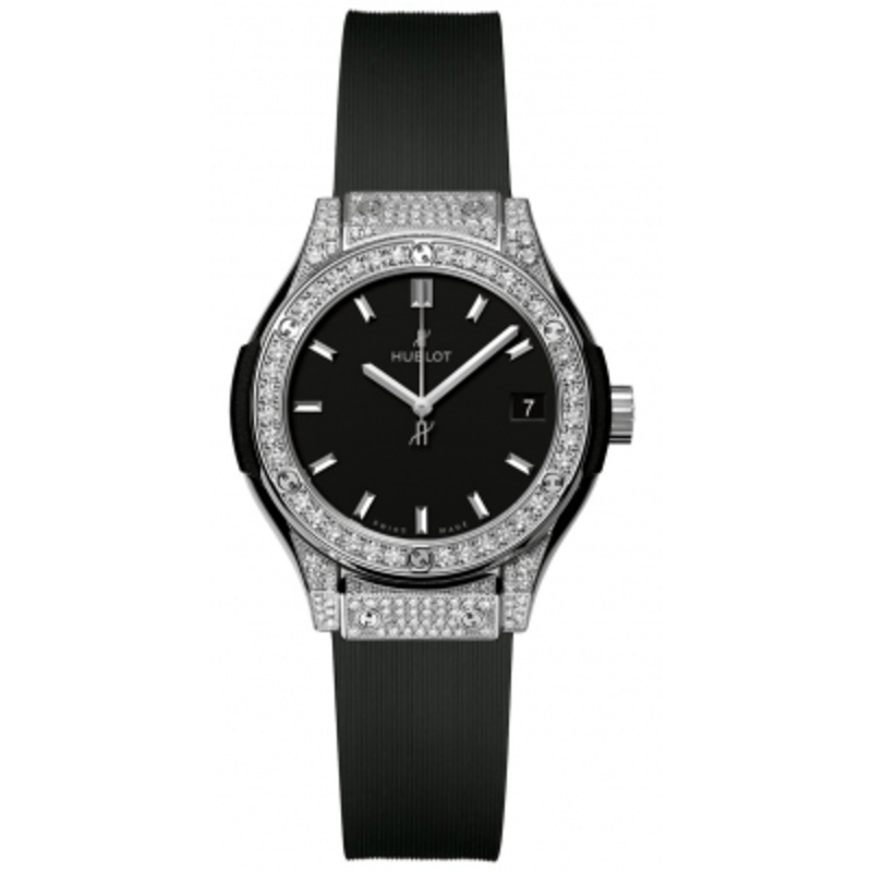581.nx.1171.rx.1704 Hublot Classic Fusion Quartz 33mm Ladies Watch