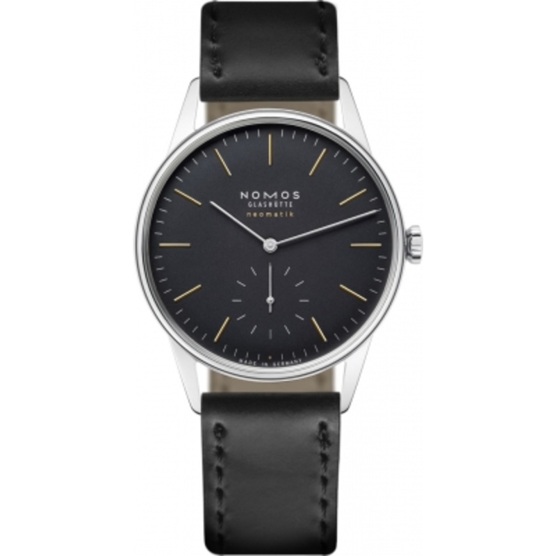 396 Black Nomos Glashutte Orion Neomatik 36mm Mens Watch