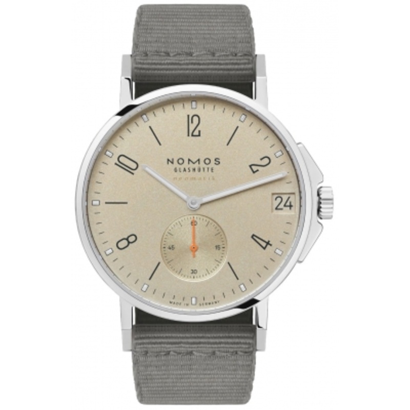 517 Sand Nomos Glashutte Ahoi Neomatik 38mm Midsize Watch