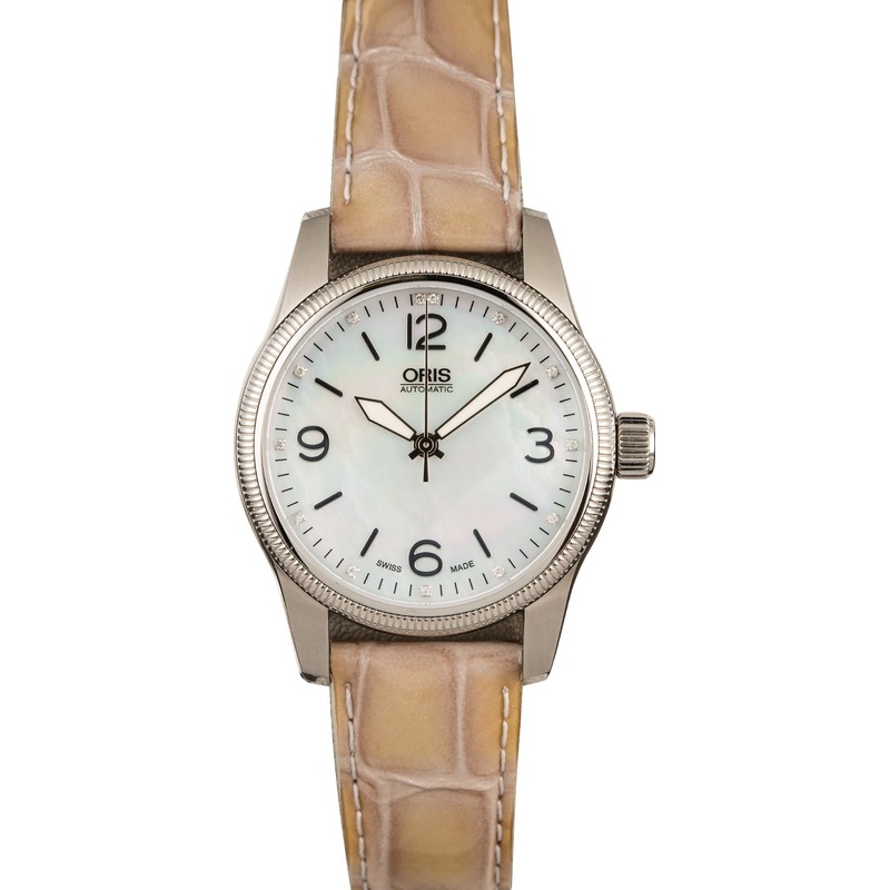 Buy Used Oris Big Crown Diamonds 01 733 7649 4066-07 5 19 61  – Sku: 7649 4066