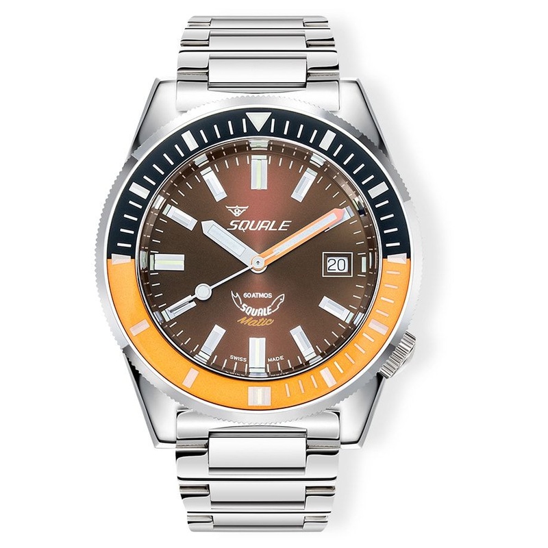 Squale Matic Chocolate Bracelet MATICXSD.SQ22L