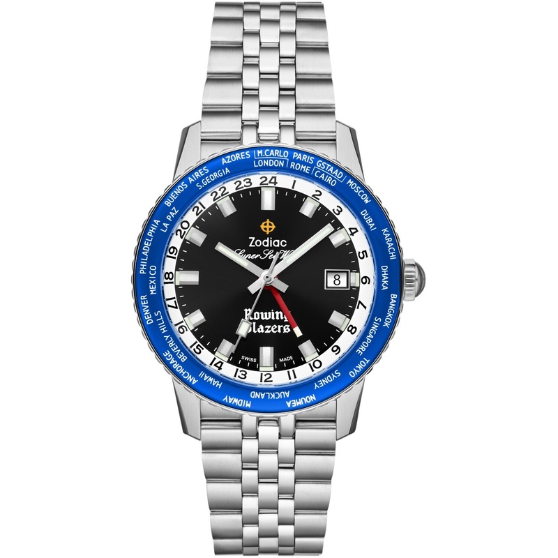 Zodiac x Rowing Blazers ZO9414 Super Sea Wolf World Time GMT