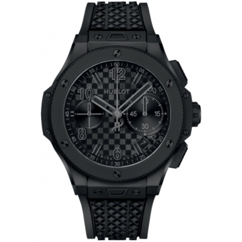 431.CI.1340.RX All Black Hublot Big Bang Chronograph 43mm Mens Watch
