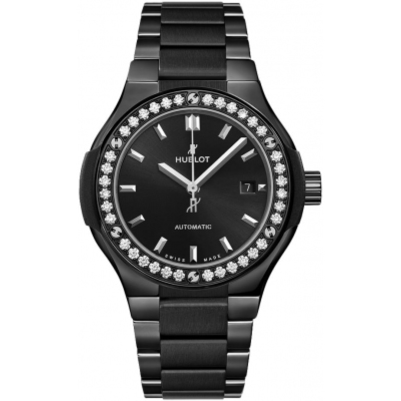 585.CM.1470.CM.1204 Black Magic Hublot Classic Fusion Automatic 33mm Ladies Watch
