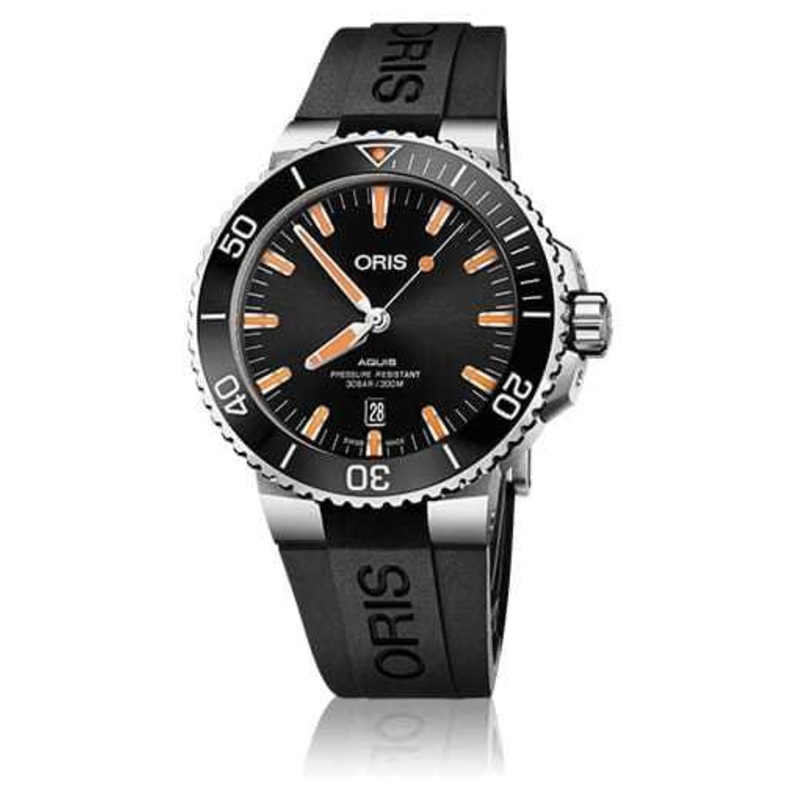 Oris Aquis Date Black Orange 01 733 7730 4159-07 4 24 64EB