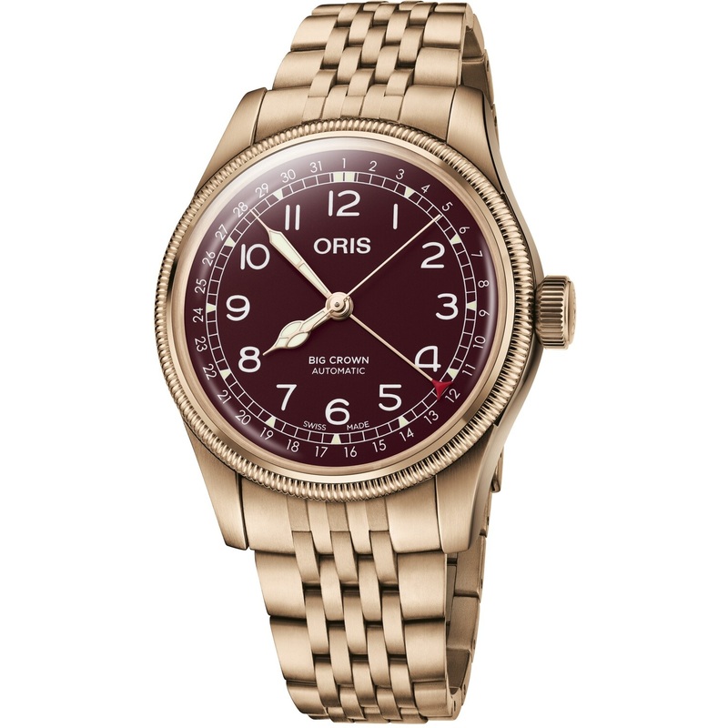 Oris Big Crown Bronze Pointer Date Bordeaux Dial