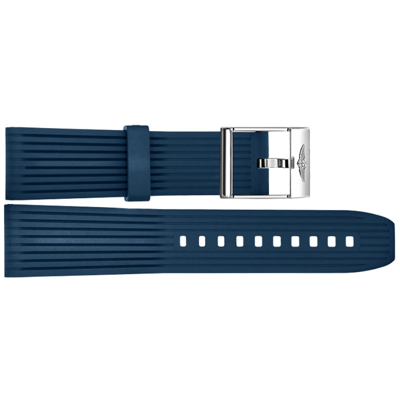 269S | Breitling 24mm Blue Rubber Strap