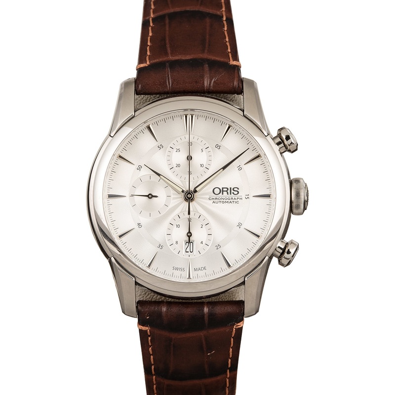 Buy Used Oris Artelier Chronograph 01 774 7686 4051-07 5 23 70FC  – Sku: 7686 4051-07