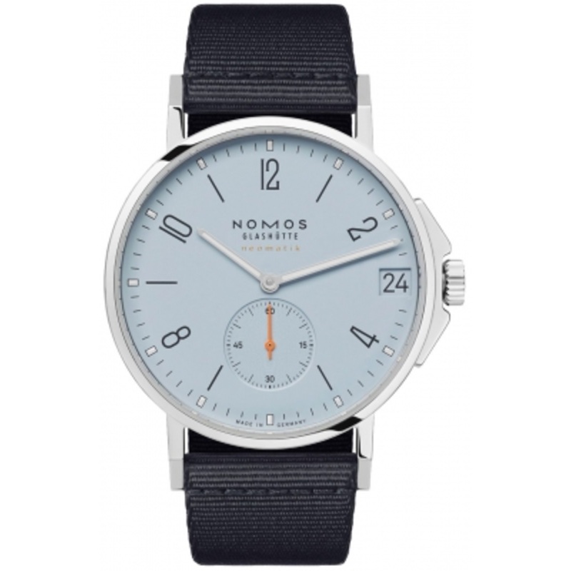526 Sky Blue Nomos Glashutte Ahoi Neomatik 38mm Midsize Watch