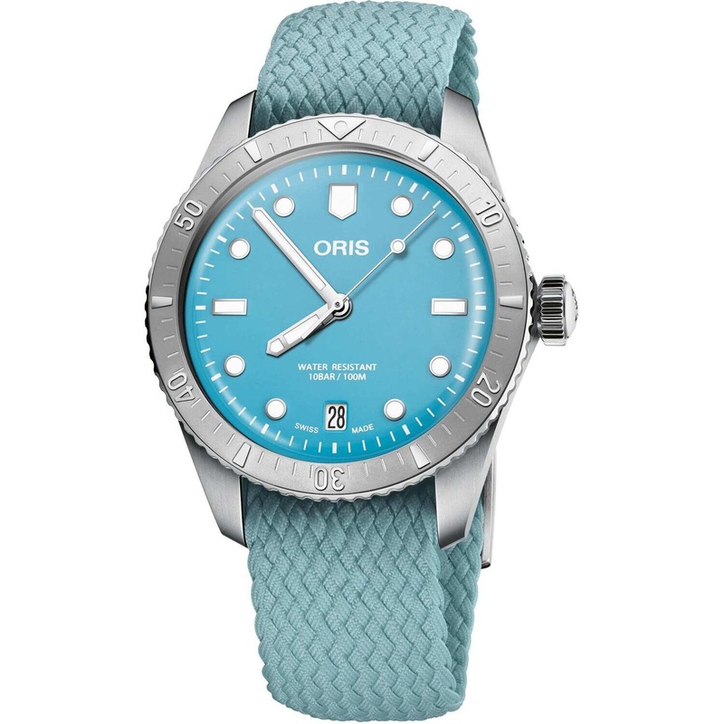 Oris 01 733 7771 4055-07 3 19 02S Sixty Five Cotton Candy Blue Dial