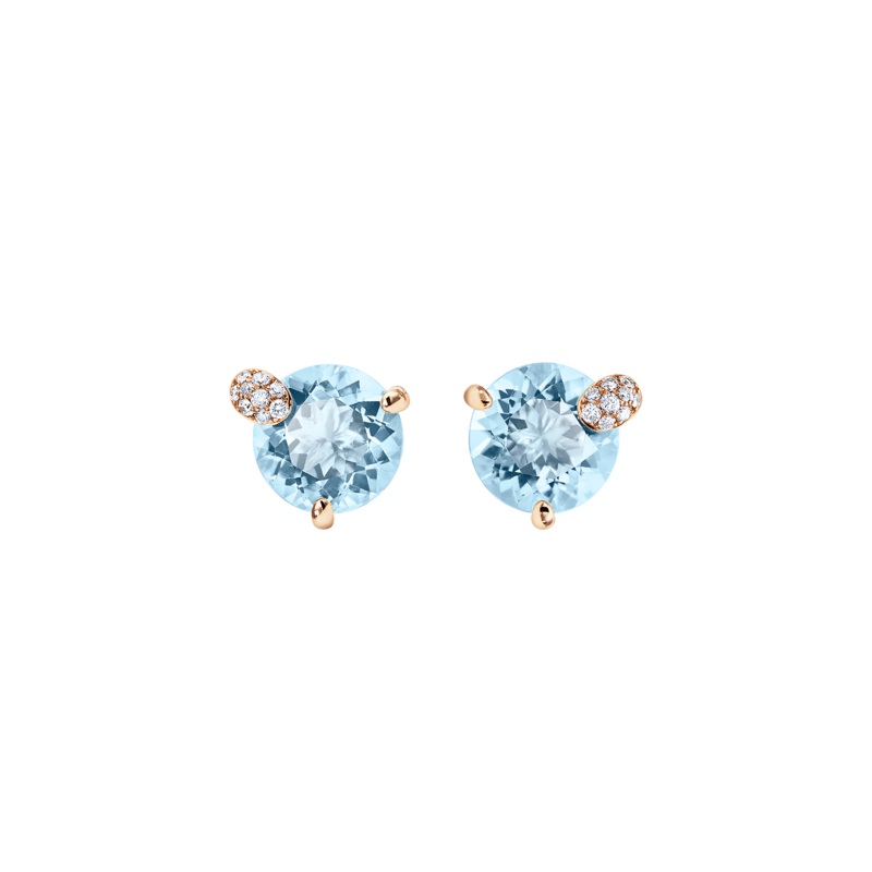 Peekaboo Aquamarine Ear Studs – Bucherer Fine Jewellery