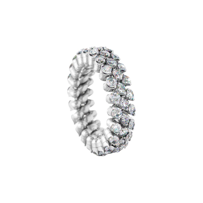 Three Row Expandable Ring – Serafino Consoli Jewelry