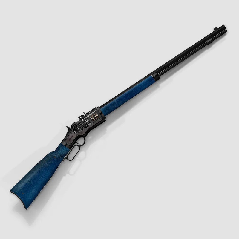 Winchester Reimagined Black Blue Kangaroo Tashi Clock