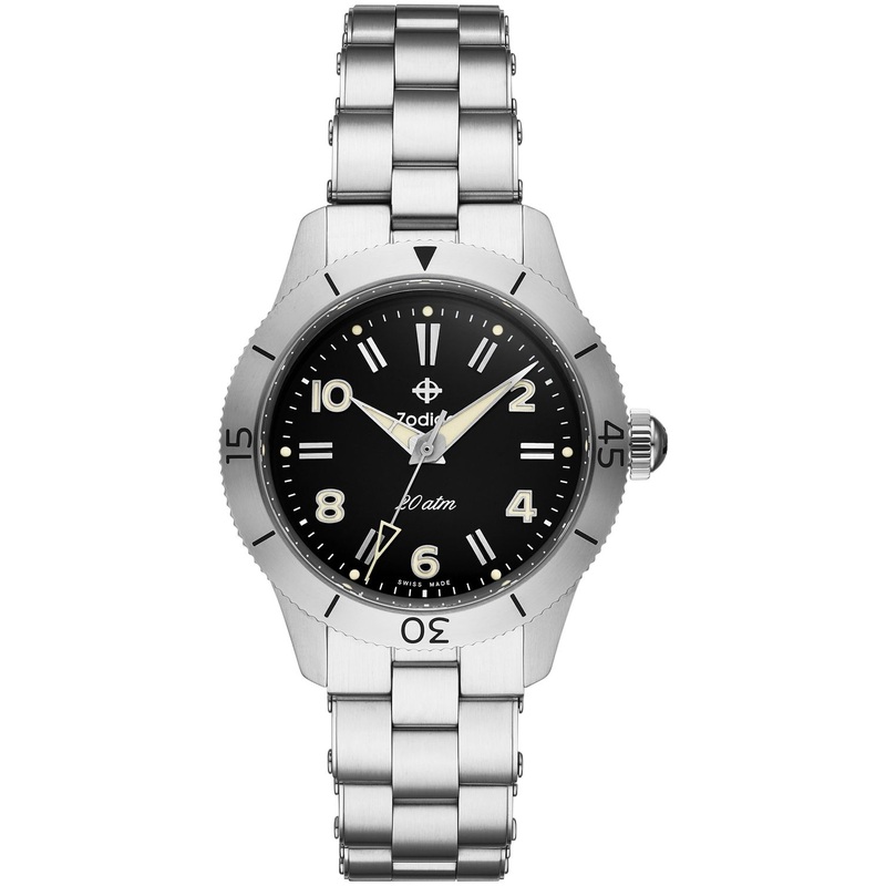 Zodiac ZO0001 Black Dial 37mm