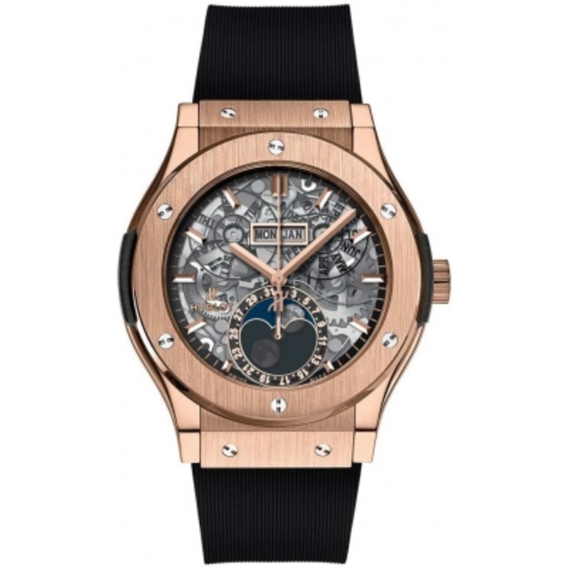 517.ox.0180.rx Hublot Classic Fusion Aerofusion Moonphase 45mm Mens Watch