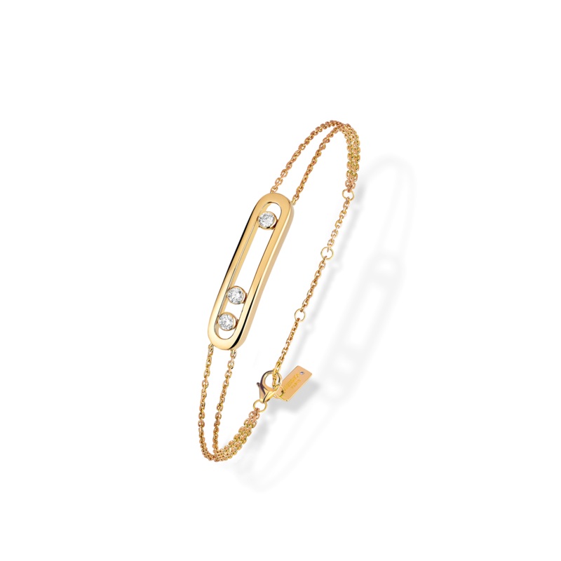 Move Classique Bracelet in Yellow Gold – Messika