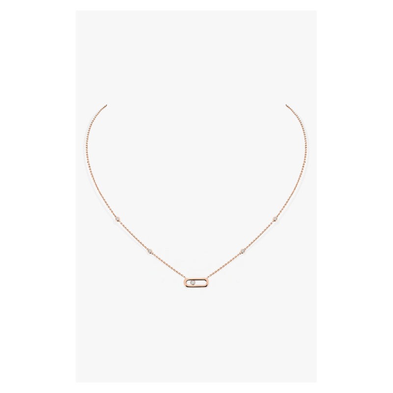 Move Uno Necklace in Pink Gold – Messika