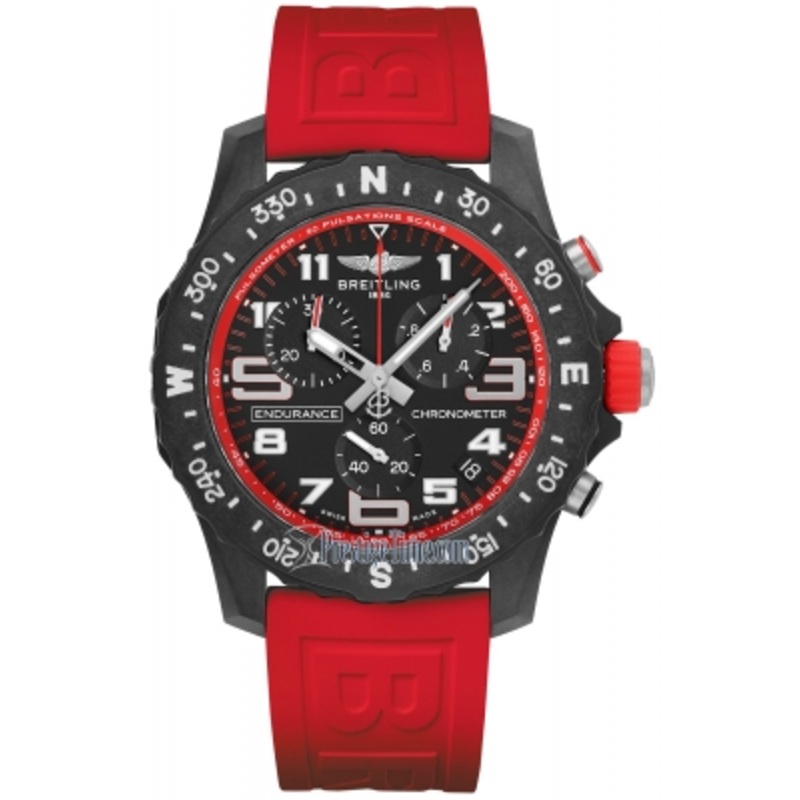 x82310d91b1s1 Red Breitling Endurance Pro Quartz 44mm Mens Watch
