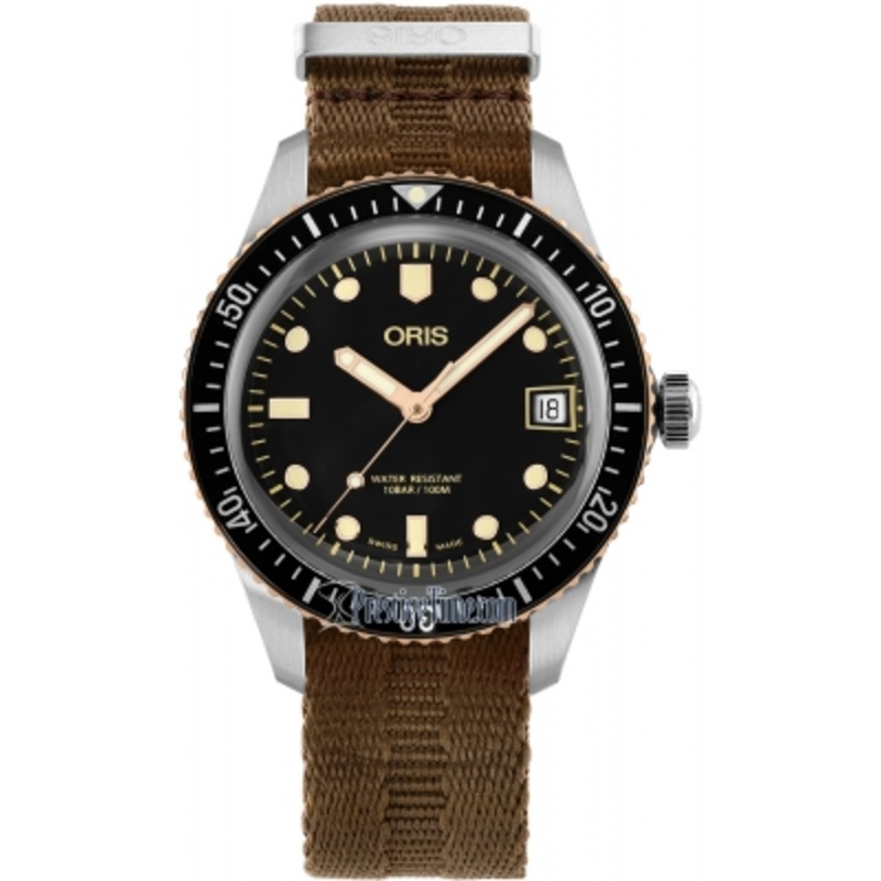 01 733 7747 4354-07 5 17 30 Oris Divers Sixty Five 36mm Midsize Watch