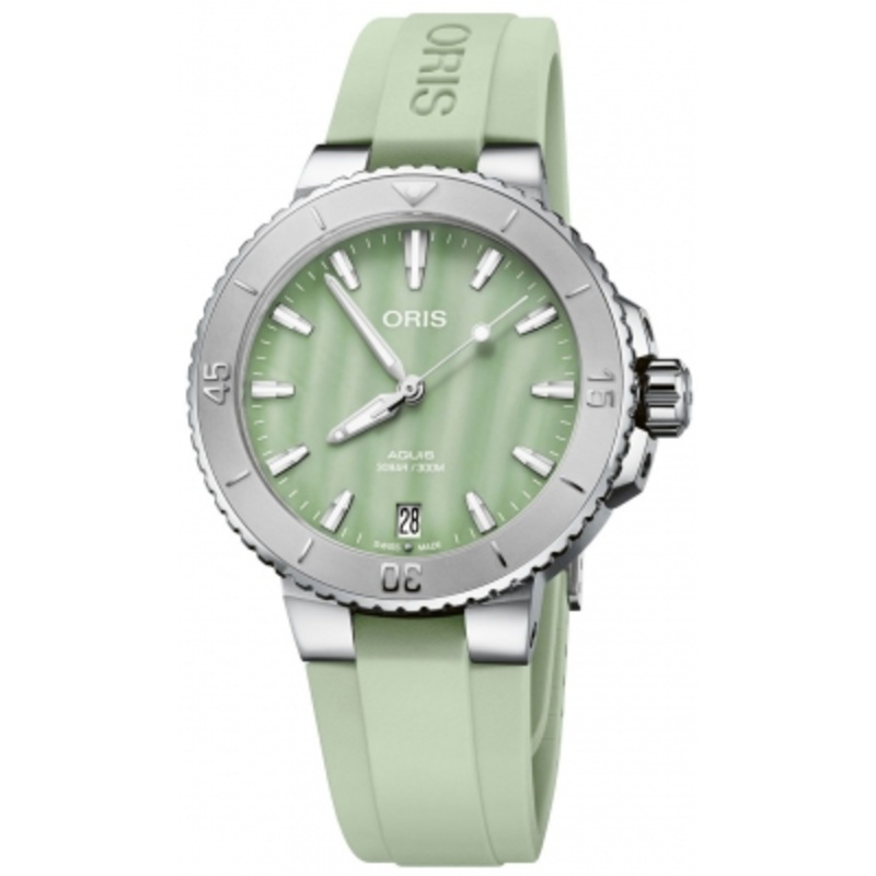 01 733 7770 4157-07 4 18 67FC Oris Aquis Date 36.5mm Ladies Watch