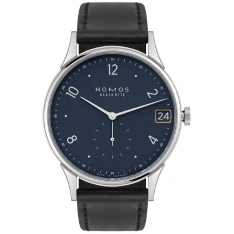 1252 Blue Nomos Glashutte Minimatik 39 39.5mm Mens Watch