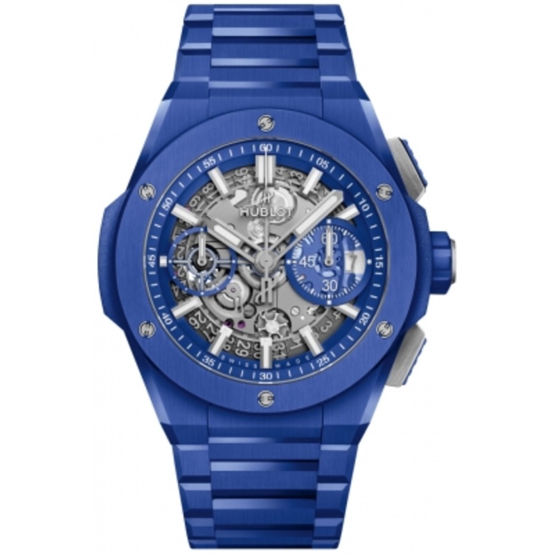 451.ex.5129.ex Indigo Blue Hublot Big Bang Integrated 42mm Mens Watch