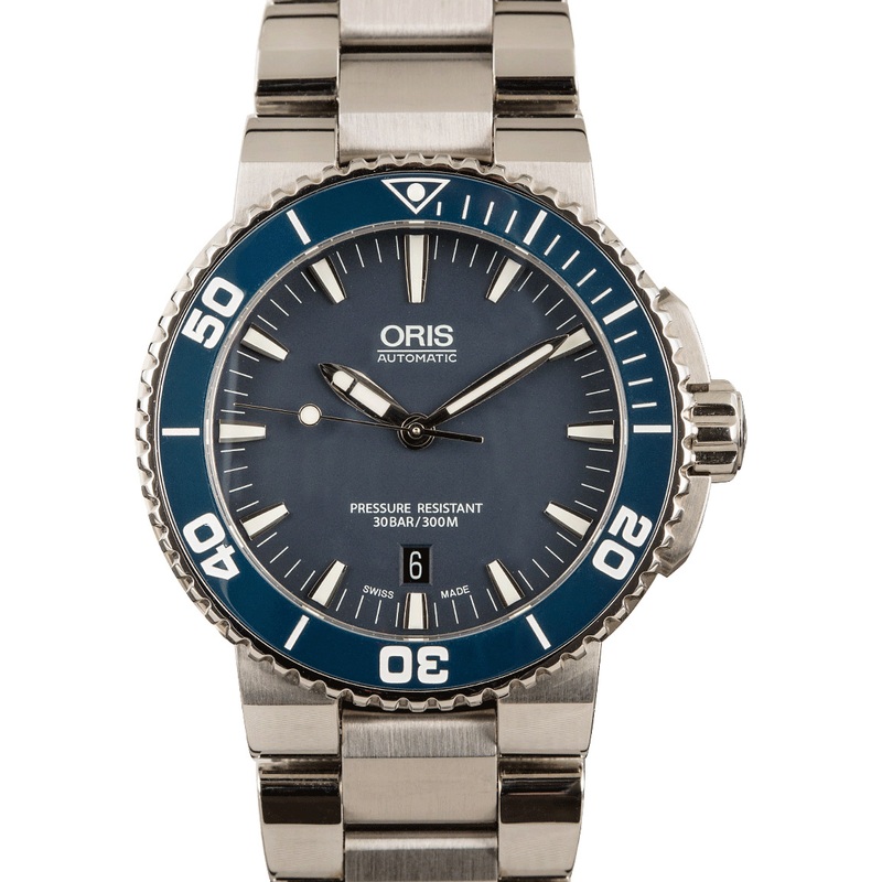Buy Like-New Oris Aquis 01 733 7653 4155-07 8 26 01PEB  – Sku: 142082