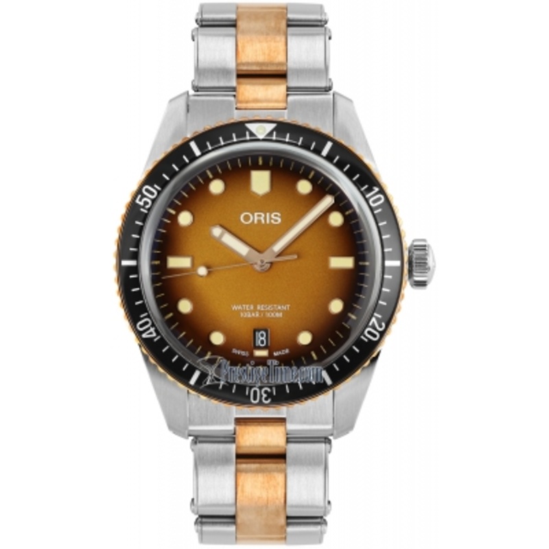 01 733 7707 4356-07 8 20 17  SUNSET Oris Divers Sixty-Five 40mm Mens Watch