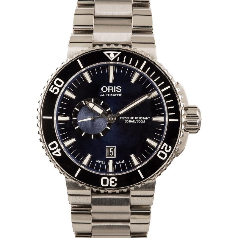 Buy Like-New Oris Aquis 01 743 7673 4135-07 8 26 01PEB  – Sku: 142046