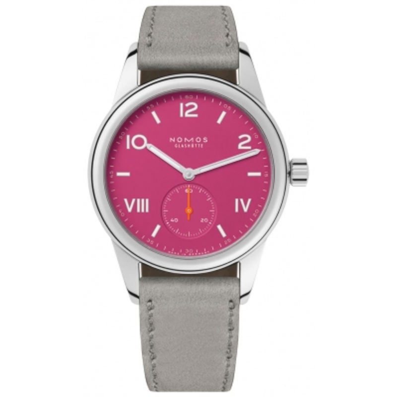 711 Deep Pink Nomos Glashutte Club Campus 36mm Midsize Watch