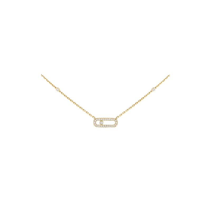 Move Uno Pendant in Yellow Gold – Messika
