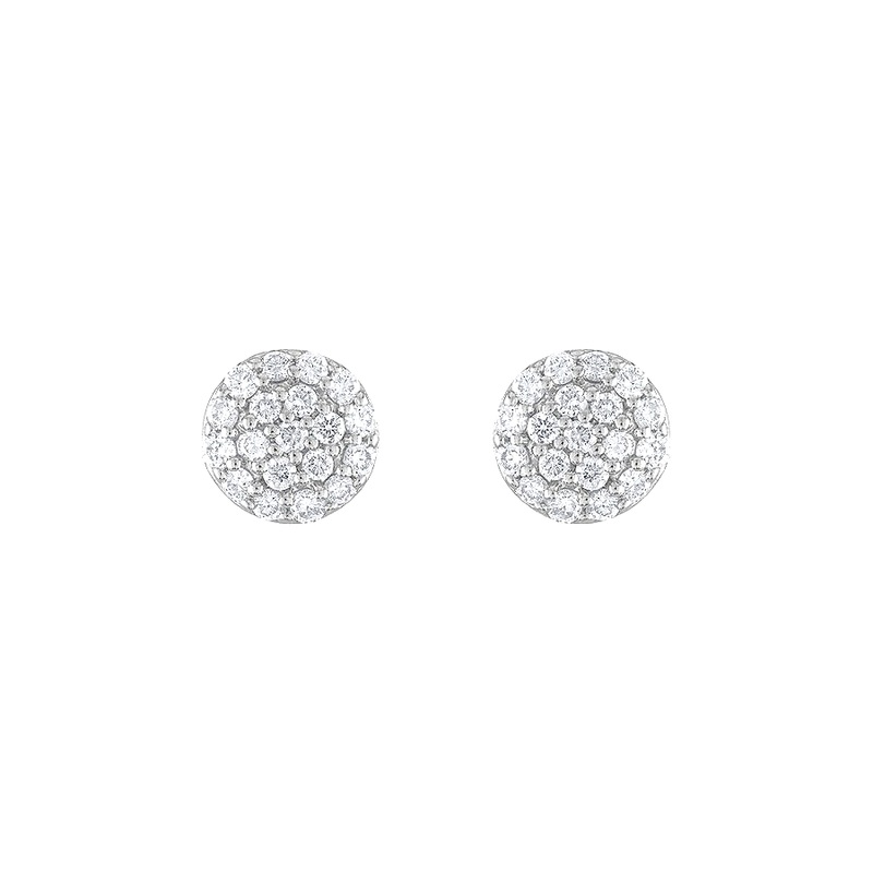 Buy Diamond Earrings, 0.17 Carat on 18k White Gold