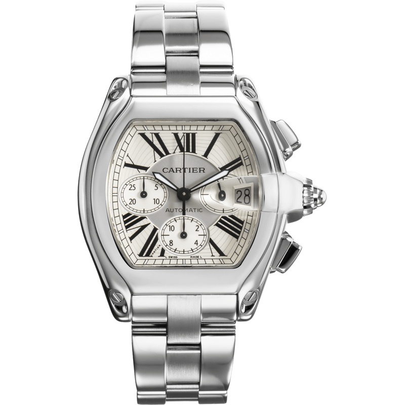 Pre-Owned Cartier Roadster Chronograph (W62019X6)