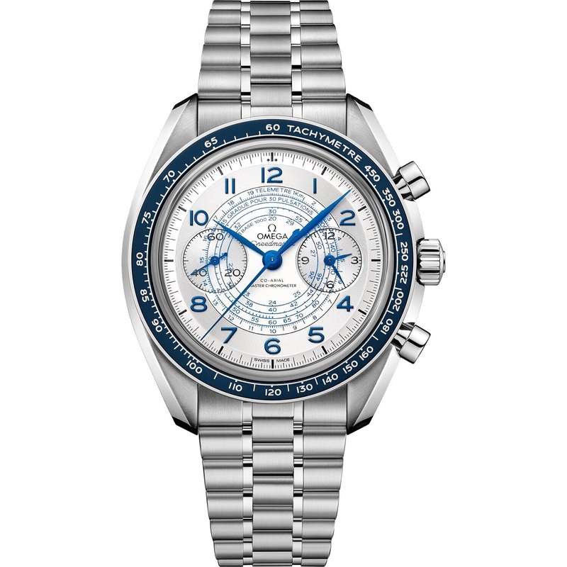 Omega Speedmaster Chronoscope 43mm Silver Dial on Bracelet