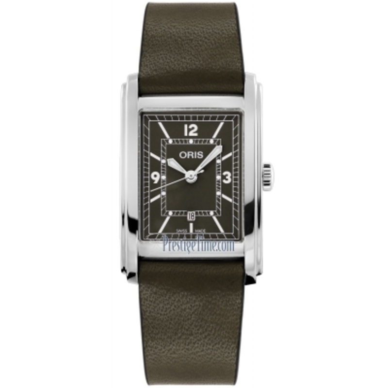 01 561 7783 4063-07 5 19 16 Oris Rectangular Automatic Midsize Watch