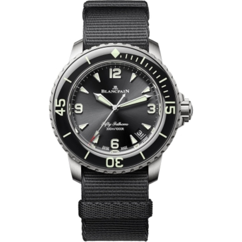 5010-12B30-NABA   Blancpain Fifty Fathoms Automatic 42.3mm Mens Watch