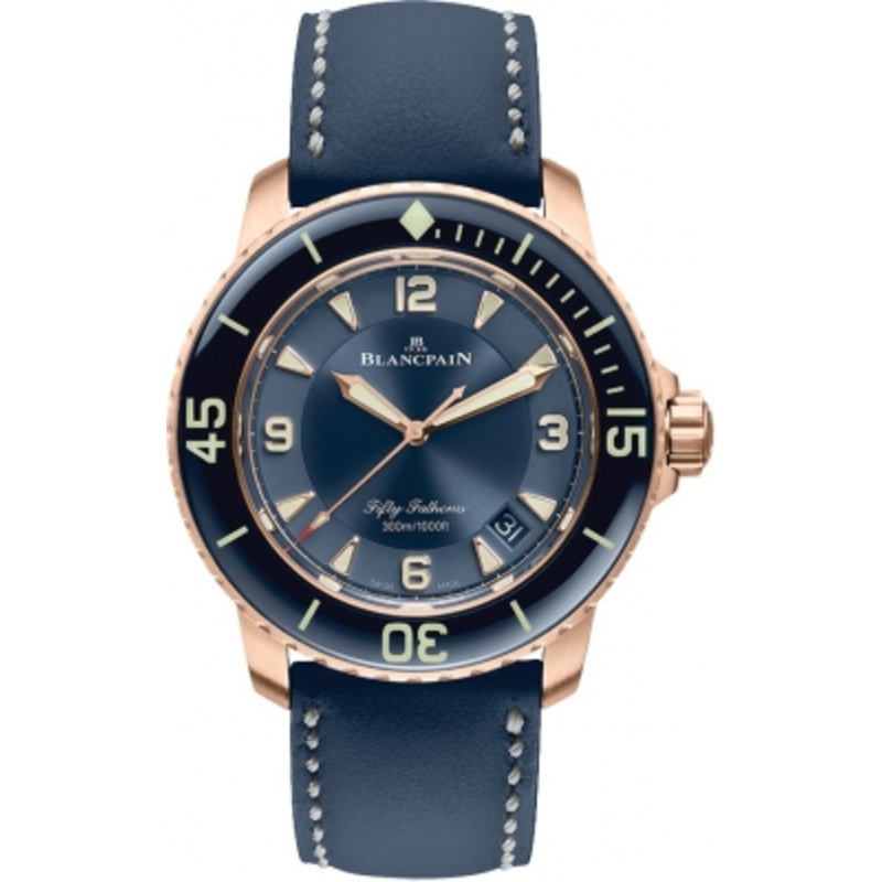 5015-3603c-63b   Blancpain Fifty Fathoms Automatic Mens Watch