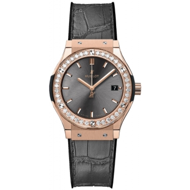 581.ox.7081.lr.1104 Hublot Classic Fusion Quartz 33mm Ladies Watch