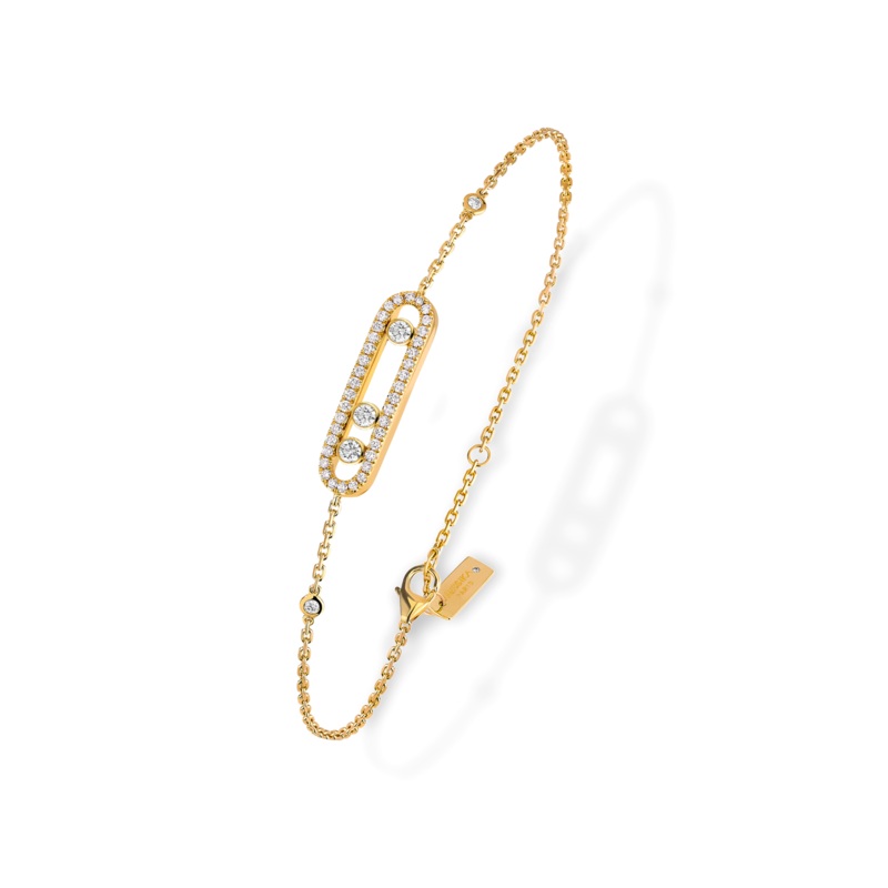 Baby Move Pav Bracelet in Yellow Gold – Messika