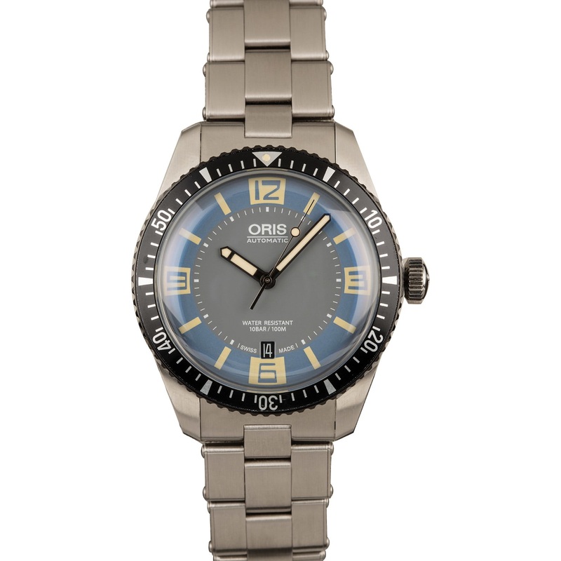Buy Used Oris Divers Sixty-Five 01 733 7707 4065-07 8 20 18  – Sku: 7707 4065-07 5-1