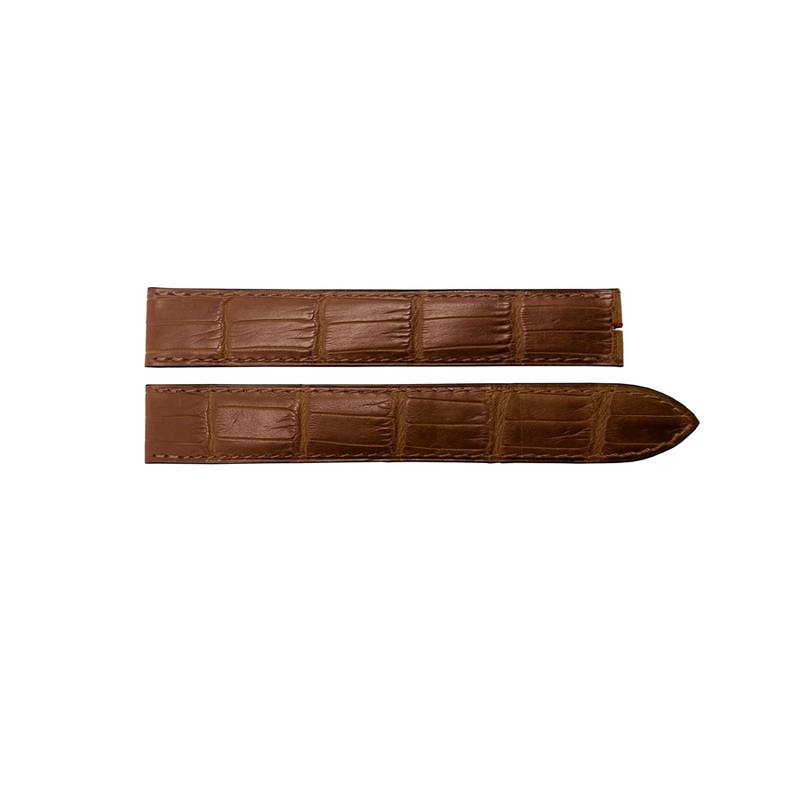 Cartier Brown Leather Leather Watch Strap | Authentic Watches