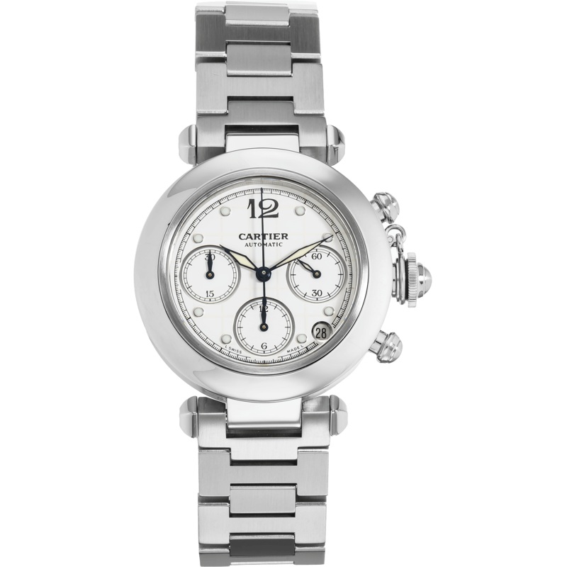 Pre-Owned Cartier Pasha C Chronograph (W31039M7)
