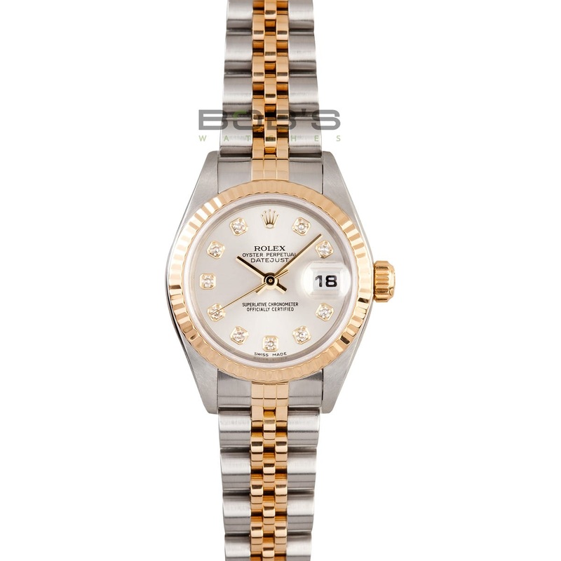 Rolex Ladies Datejust Two Tone Diamond Dial – Bob’s Watches