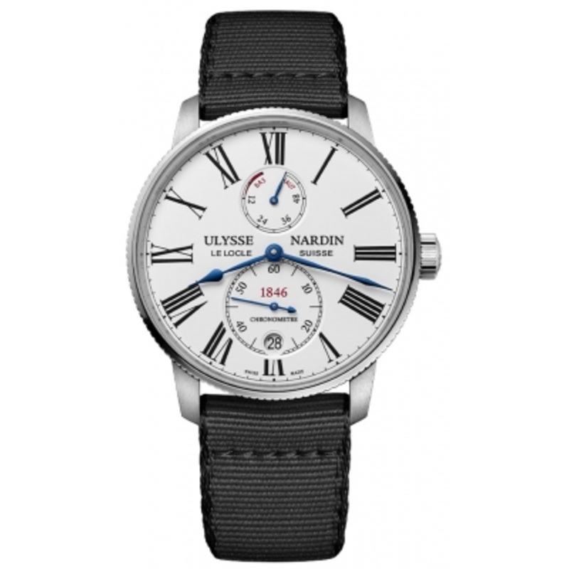1183-310-0a/0a Ulysse Nardin Marine Chronometer Torpilleur 42mm Mens Watch