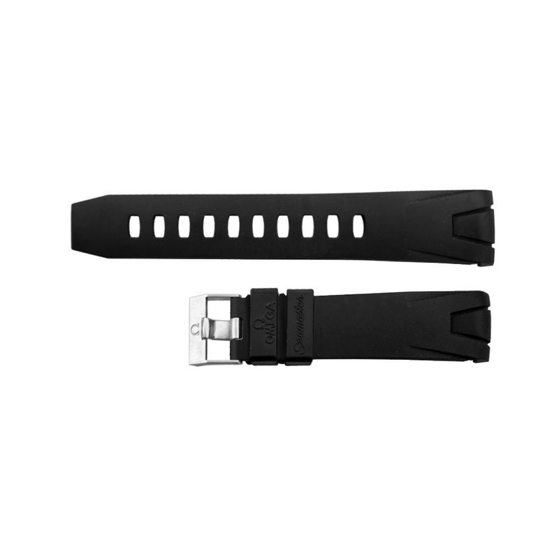 98000145 Omega Seamaster Planet Ocean XL Black Rubber Strap – AuthenticWatches.com